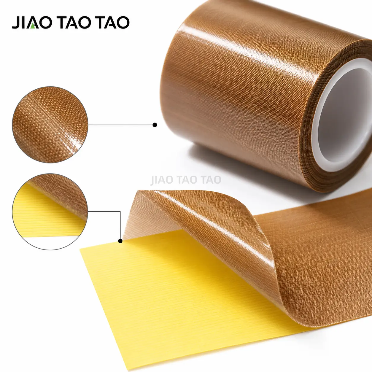 PTFE adhesive tape with release liner for electronics masking and insulation